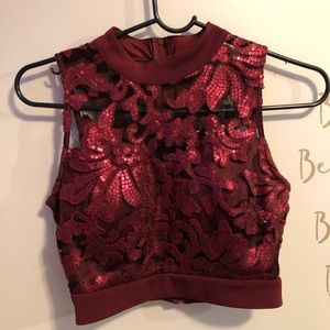 Two piece formal dress